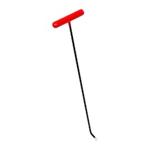 60 Cm 6 Mm Tek Kıvrımlı Vida Dişli Uçlu Boyasız Göçük Düzeltme Çubuğu - S4-02, Pdr Çubuk