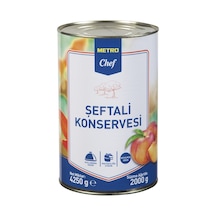 Şeftali Konserve 4,25 Kg - Tatlı Ve Pratik Kullanım Tarı