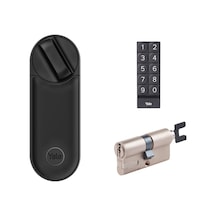 Linus Set - Akıllı Kilit L2 Siyah, Ayarlanabilir Silindir Ve Akı