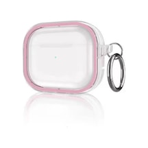Movenchy Apple Airpods Pro 2 2.nesil Shiny Şeffaf Kılıf - Pembe