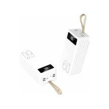 Hubrendy  Powerbank 60.000 Mah Taşınabilir Şarj Hızlı El Fenerli Dijital Göstergeli Diğer