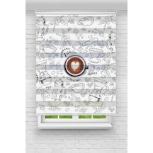 Perdeoutlet38 Baskılı Renkli Caffe Dijital Baskılı Zebra Perde-cocuk Odası-stor Perde Model:tyca0daec709b65b70d605d00 Çok Renkli