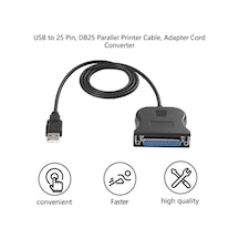 4562 Usb Lpt Paralel Yazıcı Printer Çevirici Dönüştürücü Adaptör Kablosu