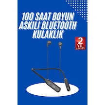 Bay 100 Saat Kablolu Boyun Askılı Dijital Göstergeli Bluetooth Kulaklık Najmaddin