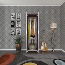 Kenzlife gardırop 2 kapaklı kapılı krizantem 168*50*42 cvz ayaklı gardolap dolap