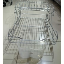 Metal Bulaşıklık 2 Katlı Krom