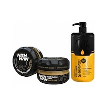 07 Saç Şekillendirici Ultra Sert Parlak Wax 150 Ml X 5 Adet/ + 1250 Ml Tuzsuz Şampuan Hediye