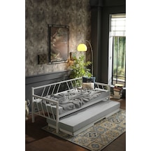 Bedliga Glory Yavrulu Daybed Tek-Çift Kişilik Metal Karyola