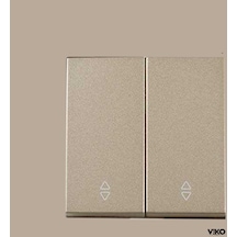 Viko Artline Novella Bronz Komütatör Vavian Çerçeveli