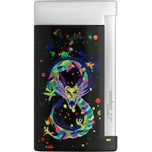 S.t. Dupont Dragon Resim Slim 7 Çakmak 027777 Siyah/krom