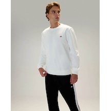 Ellesse Pamuklu Beyaz Erkek Sweatshirt 5wm3579