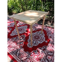 Kamp Piknik Masası Katlanır 65x50 Cm Bej