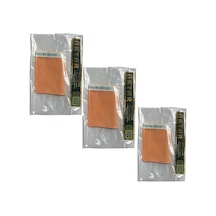 İpek Kese Parmak Geçmeli Yüz İçin Saf İpek 7,5 10,5cm ,3 Adet, Derya Eren