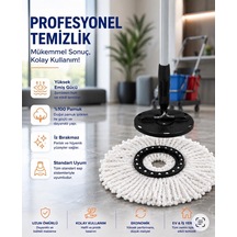 3'lü Yuvarlak Mop Yedeği Çok Renkli