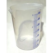3 Litre Kapasiteli Kalın Plastikten Üretim Kulplu Ölçü Kabı Diğer