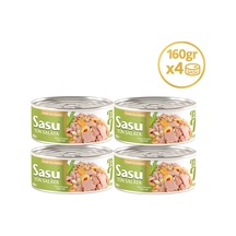 Sasu Tahıllı Ton Salata İri Parça 4 x 160 G