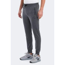 Slazenger Ofer In Erkek Fermuar Cepli Koyu Gri Eşofman Altı Koyu Gri