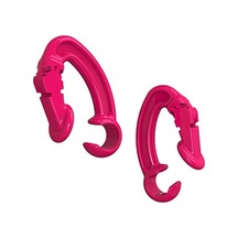 Apple Airpods 1. / 2. Nesil Pro Frebuds 3 Kulaklık Tutucu Aparat Pembe Koyu