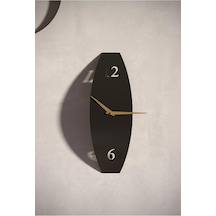 Mateen Metal 47-31cm Dekoratif Duvar Saati Kahve-yeşil-krem Mds-50 Myk2097-4 Diğer 68812384
