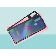 Samsung Galaxy A21s Uyumlu Full Kasa Arka Kapak Batarya Kapağı - Siyah Çok Renkli