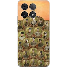 Poco F6 Pro Uyumlu Atatürk Ve Kurtuluş Savaşı Komutanları Baskılı Silikon Kılıf Renkli