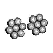 Yedek Elektrikli Tıraş Makinesi Başlığı Elektrikli Tıraş Makinesi 7d Bağımsız 7 Kesici Yüzen Başlık Su Geçirmez