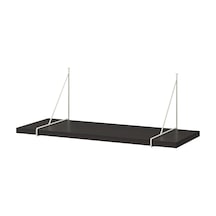 Ikea Bergshult/pershult Duvar Rafı 80x30 Cm Kahverengi - Beyaz