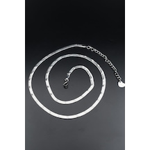 Italyan Model Paslanmaz Çelik Zincir 4mm 902099 Gümüş Italyan Model Paslanmaz Çelik Zincir 4mm 902099 Gümüş