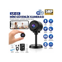 Wifi Mini Güvenlik Kamera Uzaktan İzleme - Ses - Hafıza Kart Kayıt Şarjlı Gri - 922782459