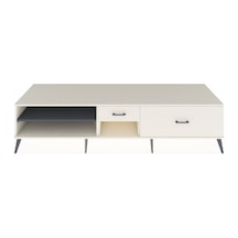 Kronos Tv Ünitesi Tek Raflı 2 Çekmeceli 220x59x51 Aytaşı-antrasit/aytaşı Antrasıt/aytası - Aytası