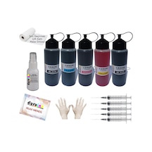 Canon Mp500 530 600 5X500 ML Uyumlu Mürekkep Seti Duruink 5 Renk