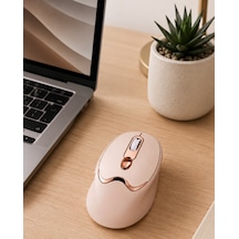 Ofis Ve Laptop Kullanımına Uygun Şarjlı Wireless Mouse Sessiz Tuşlu - Lisinya