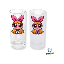 Powerpuff Girls Buzlu / Buzsuz Seçenekli Rakı Bardağı 1 Adet Şık Sunum Bardağı 0244