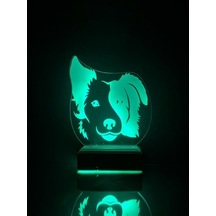 Özel Tasarım Köpek Hediyelik 3D Led Lamba