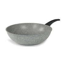 Flonal Duiwo03230 Dura İndüksiyon İtalyan Wok Tava 32cm