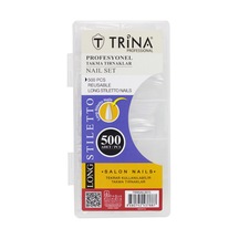 Trina Long Stiletto Takma Tırnak 500'lü Kutulu Trnnaıl0015