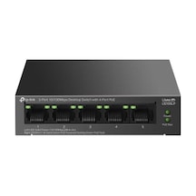 Tp-lınk Ls105lp, Green Tech, 5 Port, Megabit, 4 Port Poe 41w, Metal Kasa, Yönetilemez, Masaüstü Switch