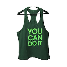 Top Glory Youcan Fitness Gym Tank Top Sporcu Atleti (532147630) Yeşil