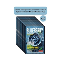 Dermal Yenileyici Ve Canlandırıcı Yaban Mersini Maskesi 25 Gr 10 Adet