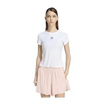 Whıte Adidas Kadın Günlük T-shirt Ess Baby Ss T Ke1107 Beyaz