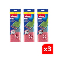 Vileda Power Inox Colors Çelik Bulaşık Sünger 3 x 3'lü