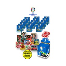Almanya Euro 2024 Avrupa Şampiyonası Match Attax- 18 Adet Futbolcu Sticker Paketi 108 Adet Sticker
