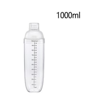 Plastik Kokteyl Shaker El Shaker Bardak Terazili 350ml/530ml/700ml/1000ml Süt Çay Şarap İçecek Shaker Mikser Bar Aracı 1000ml