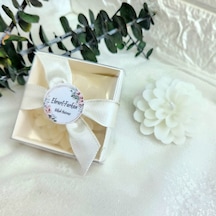 2024 Tasarımı Süslemeli Lotus Mum, Nikah Şekeri, Doğum, 15 Adet