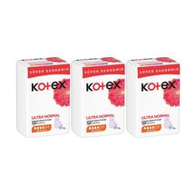 Kotex Ultra Normal Hijyenik Ped 24'lü X 3 Paket Toplam 72 Ped Süper Ekonomik Avantaj Paketi