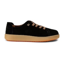 Deery Kadın Hakiki Süet Siyah Sneaker Ayakkabı - Se605zsyhc02