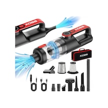 Kobb Kbv20 12volt/ Li-ion Şarjlı Kömürsüz Motor Hibrit Araç Süpürgesi + 8 Parça Aksesuar Seti + Taşıma Çantası