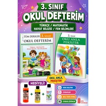 3. Sınıf Okul Defterim + Oku Anla Pekiştir Slime Set Hediyeli