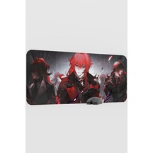 Diluc Genshin Impact Anime Gacha V1 - 90x40 Xxl Gaming Mouse Pad Fare Altlığı