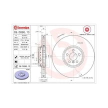 Brembo 09d89613 Fren Diski Ön Kompozit Bmw 34106875284